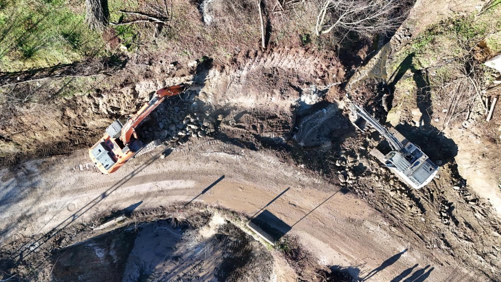 GÖLKÖY AYBASTI ARASI YOL ÇALIŞMALARI BAŞLADI BÖLGEMİZE HAYIRLI OLSUN