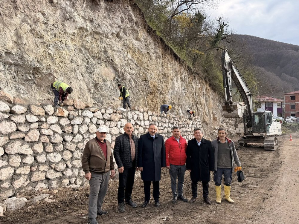 GÖLKÖY – AYBASTI ARASI YOL YAPIM ÇALIŞMALARINI YERİNDE İNCELEDİK