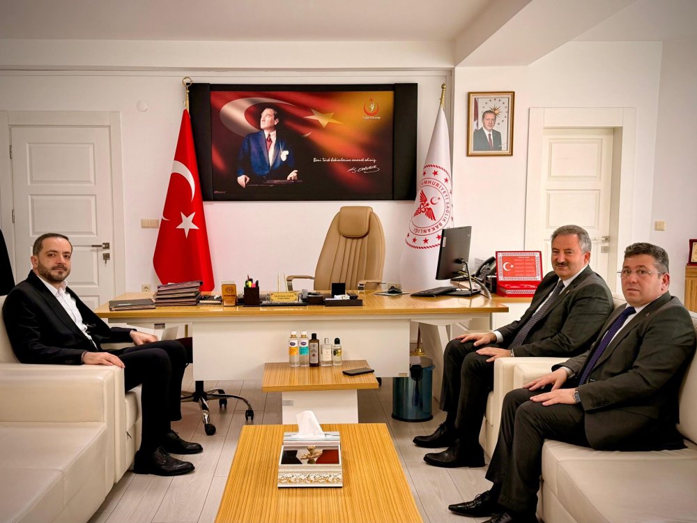 ORDU İL SAĞLIK MÜDÜRÜMÜZ UZM. DR. EMRAH ÇELENK’İ ZİYARET ETTİK