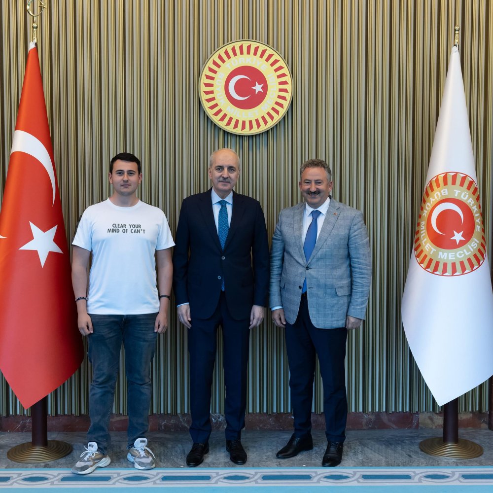 TBMM BAŞKANIMIZ SAYIN PROF. DR. NUMAN KURTULMUŞ’U GAZİ MECLİSİMİZDE ZİYARET ETTİK.