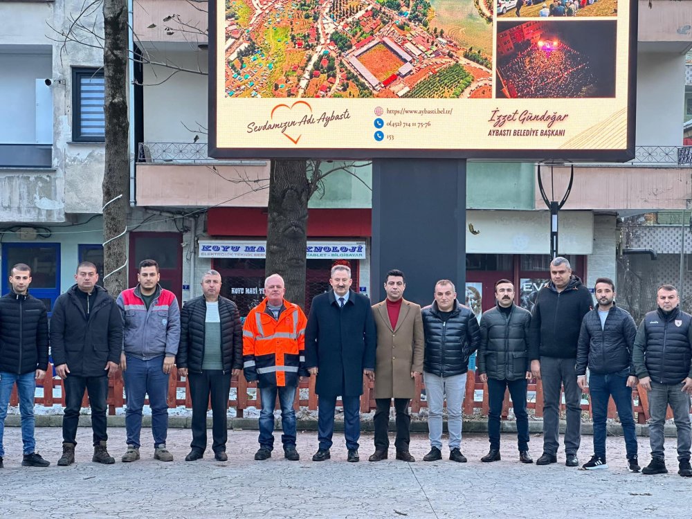 YOĞUN KIŞ ŞARTLARINDA OLAĞANÜSTÜ ÇALIŞAN ARKADAŞLARIMIZA TEŞEKKÜR EDİYORUZ